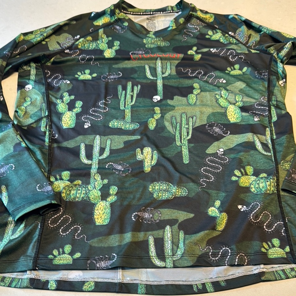 Cactus Print Green Men's Jersey